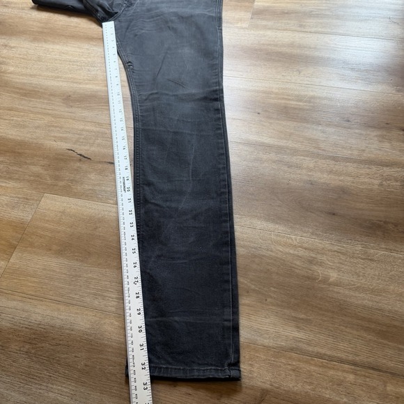 Diesel Tepphar Jeans Men 33x32 Black Slim Carrot Stretch Italy 0R84A (Tag31) - Picture 15 of 16
